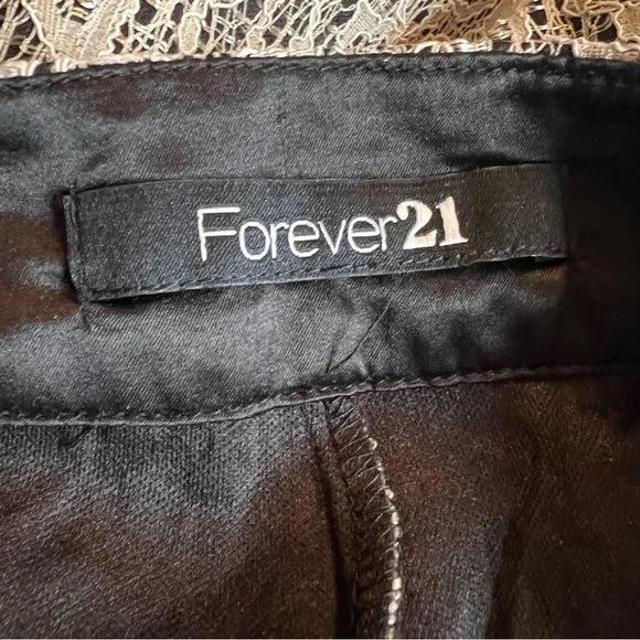 Forever 21 lace overlay pants SZ S - Picture 6 of 6